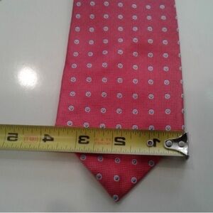 Barneys New York Polka Dot Tie Pink